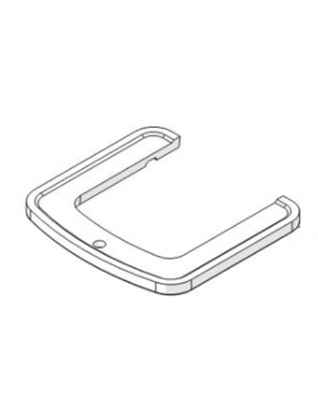 Ceramic panel for P158 piano Piazzetta