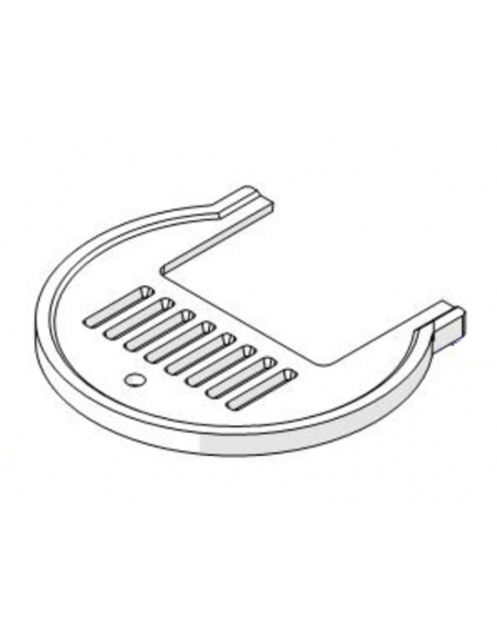 Ceramic panel for P158T round piano Piazzetta