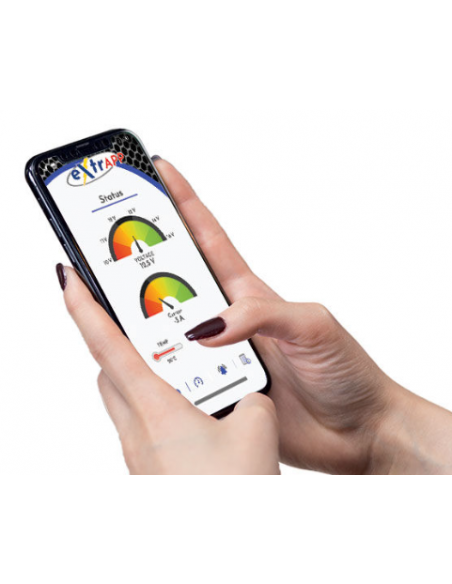 Lithium drum with threaded poles ExtraPower 100 Ah