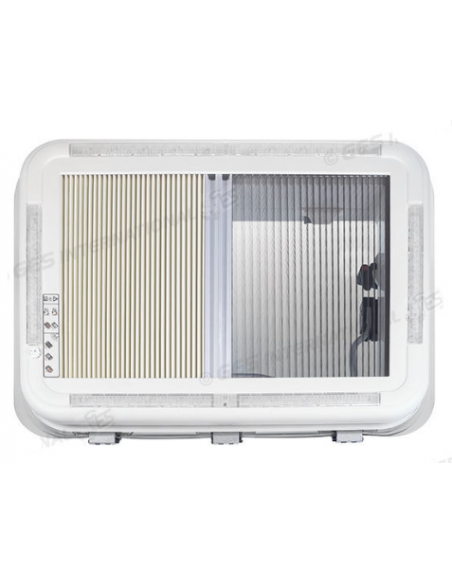 Extra Farol de ventilação 50 x 70 cm com luz LED