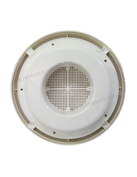 Aireador circular de plástico con mosquitera interna Blanco Aireador circular de plástico con mosquitera interna Blanco