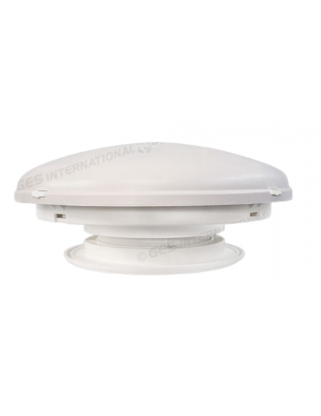 Aireador circular de plástico con mosquitera interna Blanco Aireador circular de plástico con mosquitera interna Blanco