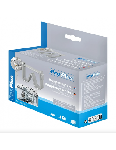 Support with anti-red lock and disc closure