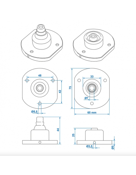 Gummidichtung für Stecker