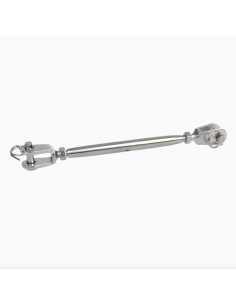 Tensor de cuerda en acero inoxidable M6 náutica