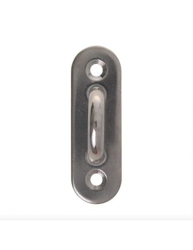Plaque d'oeil de pont, A4 80x25mm, RVS AISI 316