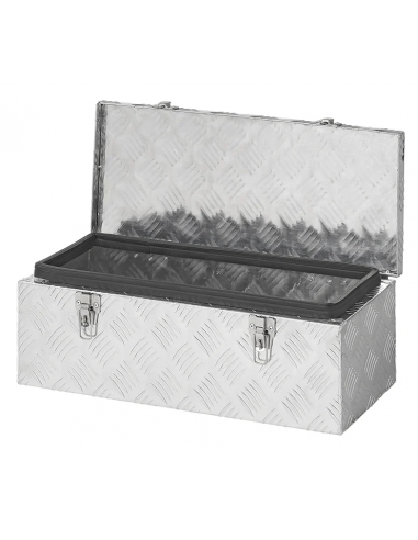 Caja de herramientas de aluminio 570 x 245 x 220 mm