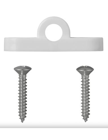 Puente de plástico blanco horizontal Pack 3