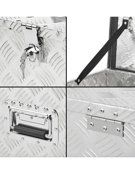 Caja de herramientas de aluminio 760 x 320 x 270 mm