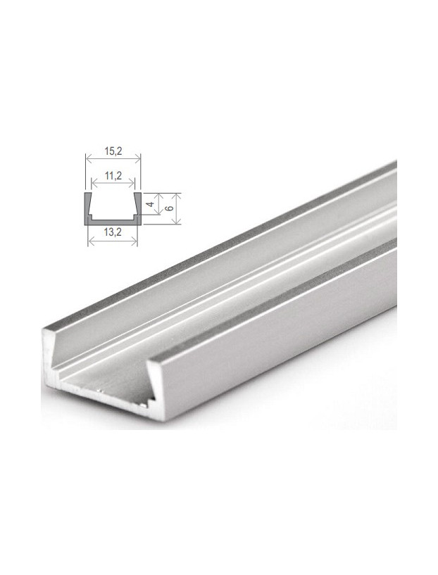 Aluminum Surface Profile for Leds 1 meter