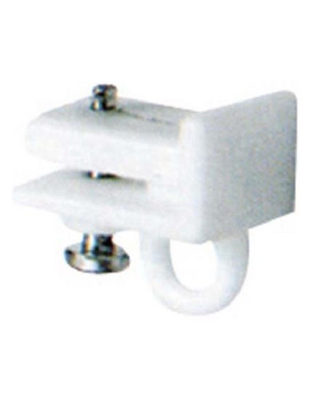 Gancho da tampa final para trilho. 4 unidades