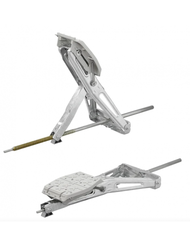 Stabilisateur de coin pour caravane 1000 kg 605x280 mm Al:470 mm + plaque d'appui