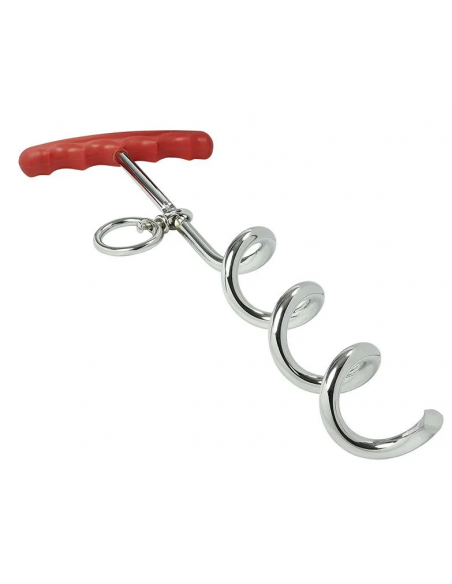 361854 Estaca sacacorchos con mango