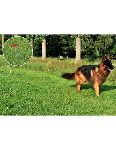 361854 Estaca sacacorchos con mango