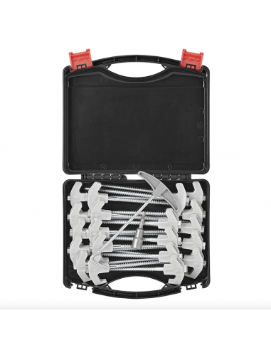 20 cm screwable metal plates case. 20 units