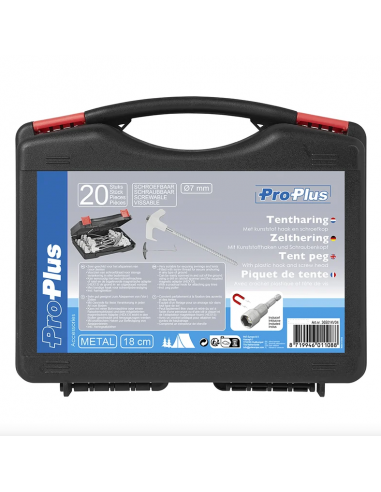 20 cm screwable metal plates case. 20 units