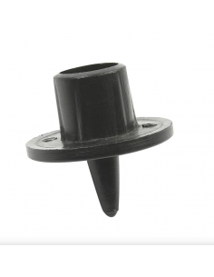 Pata soporte de 22 mm en punta para mástil.