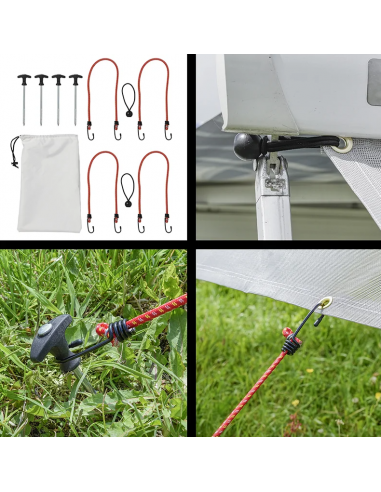 Vordere Sonnenschutzwand für Decken- und Wandmarkisen 330 x 200 cm.