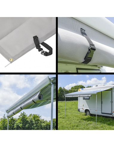 Parasole anteriore per tende da soffitto e da parete 430 x 200 cm.