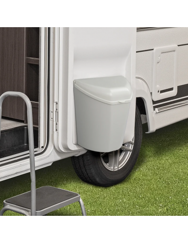 Cubo de basura  con tapa 6L para caravana