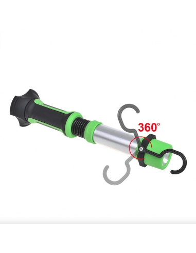 Lámpara linterna led flexible recargable con imán.