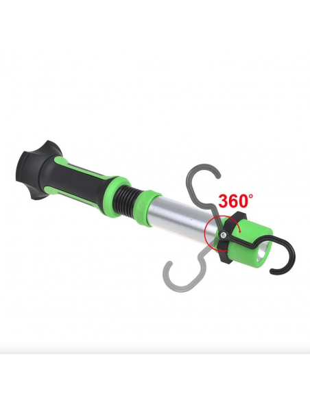 Lámpara de trabajo flexible LED recargable con imán