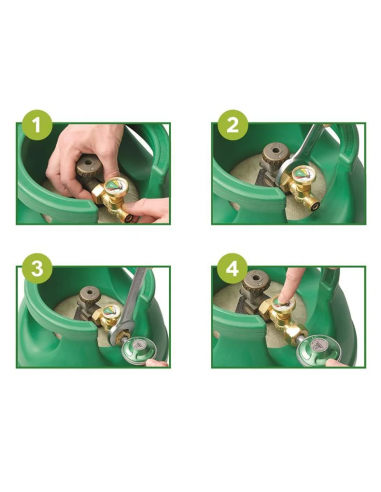 GasStop emergency closure valve for propane gas bottles Netherlands