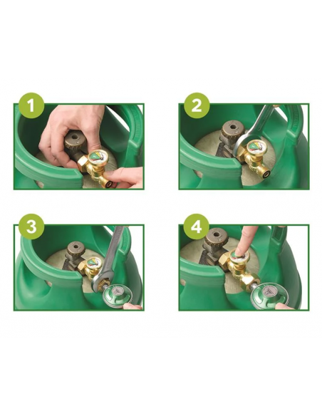 GasStop emergency closure valve for propane gas bottles Netherlands
