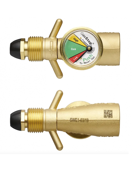 GasStop emergency closure valve for propane gas bottles in Sweden GasStop emergency closure valve for propane gas bottles in Sweden