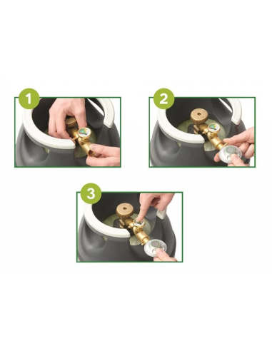 GasStop emergency closure valve for propane gas bottles in Sweden