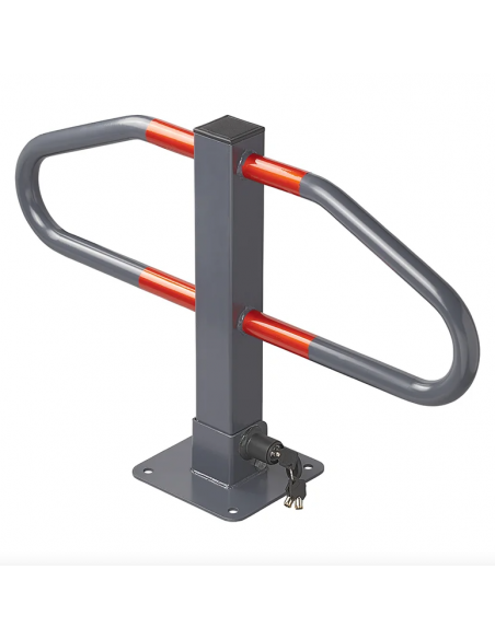 Barrera para parking con cerradura integrada
