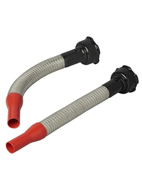 Tubo di versamento flessibile per benzina e diesel.