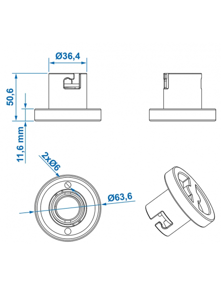 Tappo lungo di riempimento GPL