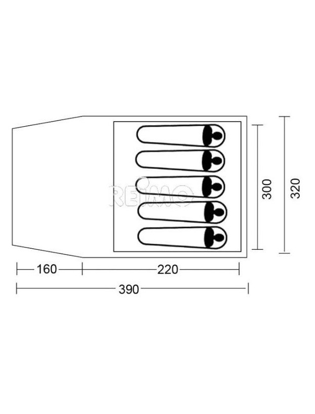 Beaver Creek 5 Person Tent
