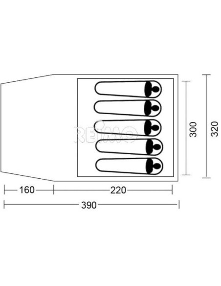 Beaver Creek 5 Person Tent