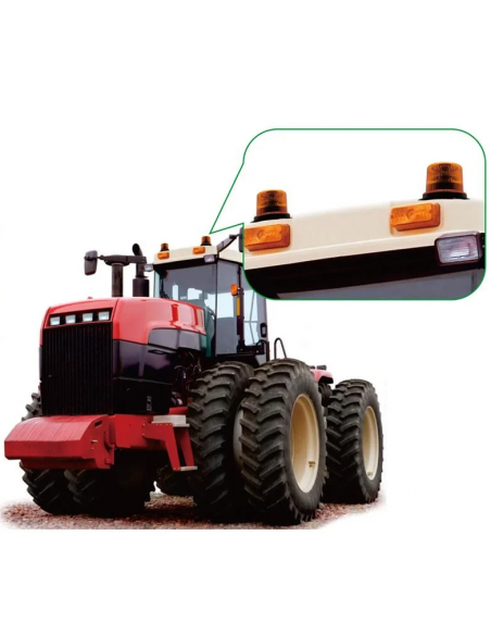 Chêne orange lumière 36 LED 10-30V