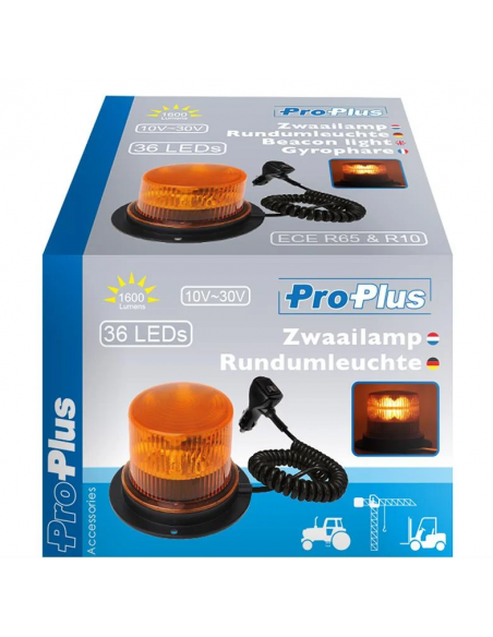 Chêne orange lumière 36 LED 10-30V