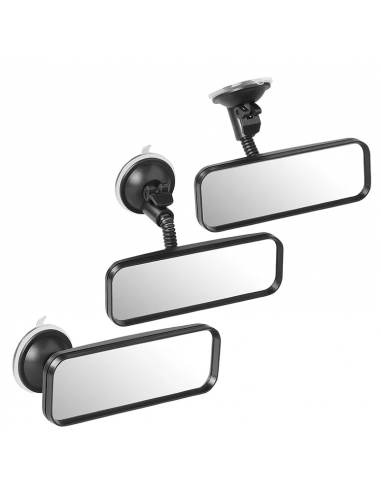 Retrovisor 164 x 55 mm con brazo extensible 4 cm y ventosa
