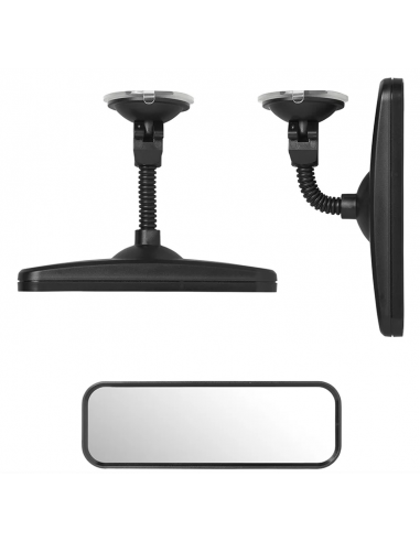 Retrovisor 164 x 55 mm con brazo extensible 4 cm y ventosa