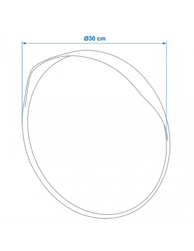 Miroir miroir convex 30cm