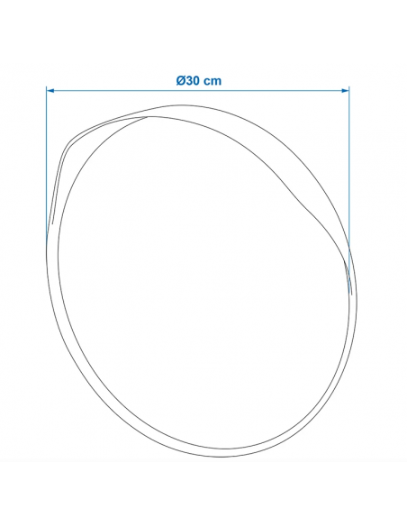 Miroir miroir convex 30cm