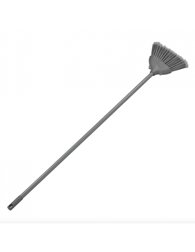 Vassoura de acampamento cinza de 134 cm