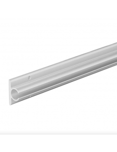 Riel canaleta aluminio con ángulo de 90° de 120 x 2,5 cm adhesivo x3 uds