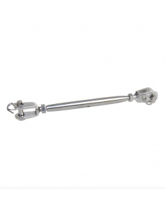 Tensor de horquilla M5 para cuerda de ø 2,5mm náutica