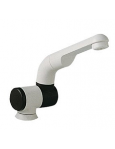 Grifo plegable con boquilla blanco agua fría