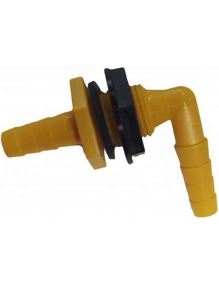 Mixed fitting for tanks and reservoirs. Mixed fitting for tanks and reservoirs.