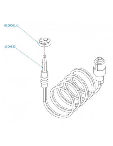 Thermopar Dometic para Cocinas - 450 mm