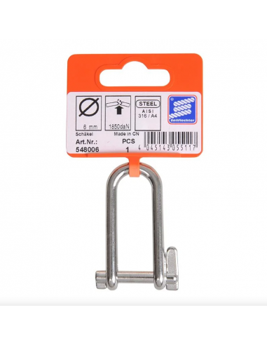 Grillete automático de 6mm para barco