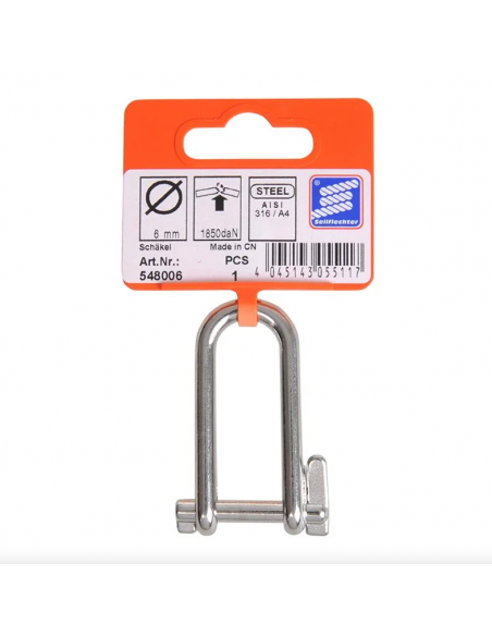 Grillete automático de 6mm para barco