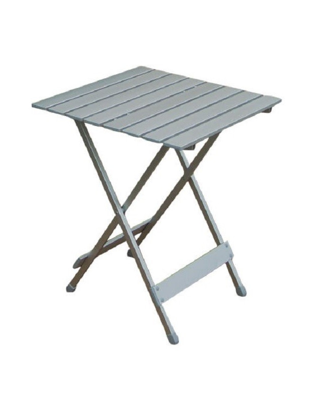 Mesa plegable auxiliar de aluminio individual